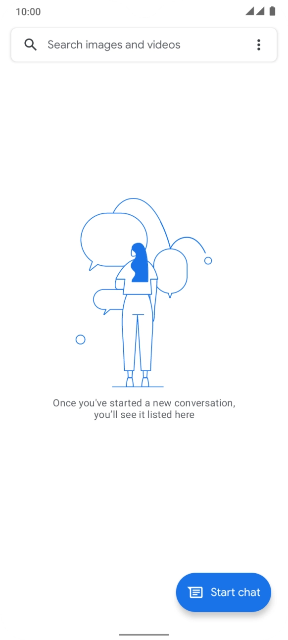 Press Start chat.