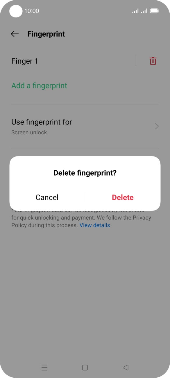 Press Delete. Press Delete.