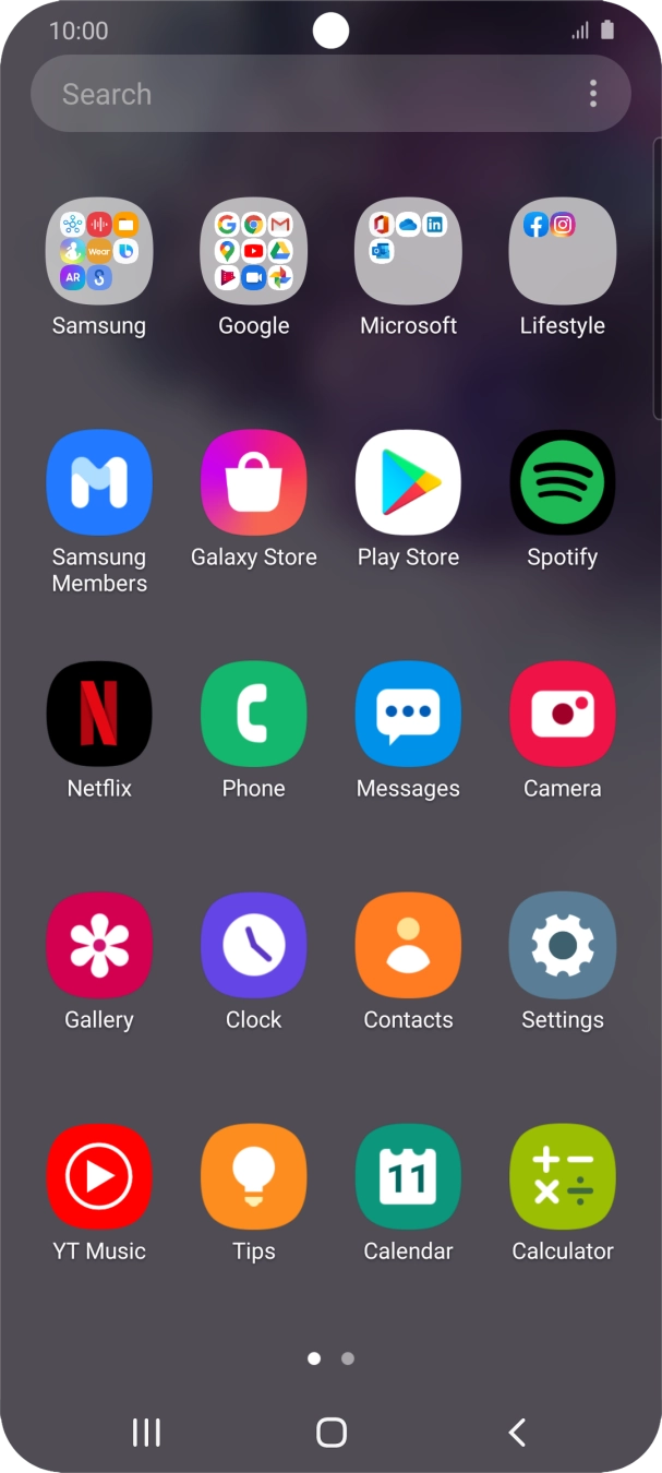 Press Play Store.