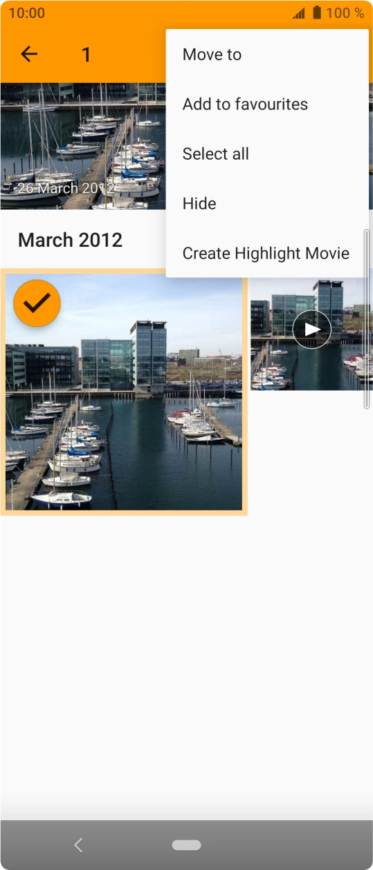 Press Select all.