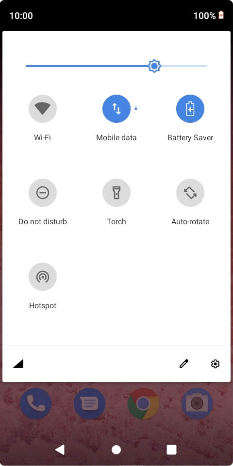 Press the Home key to return to the home screen.
