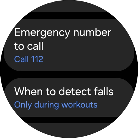 Press Emergency number to call.
