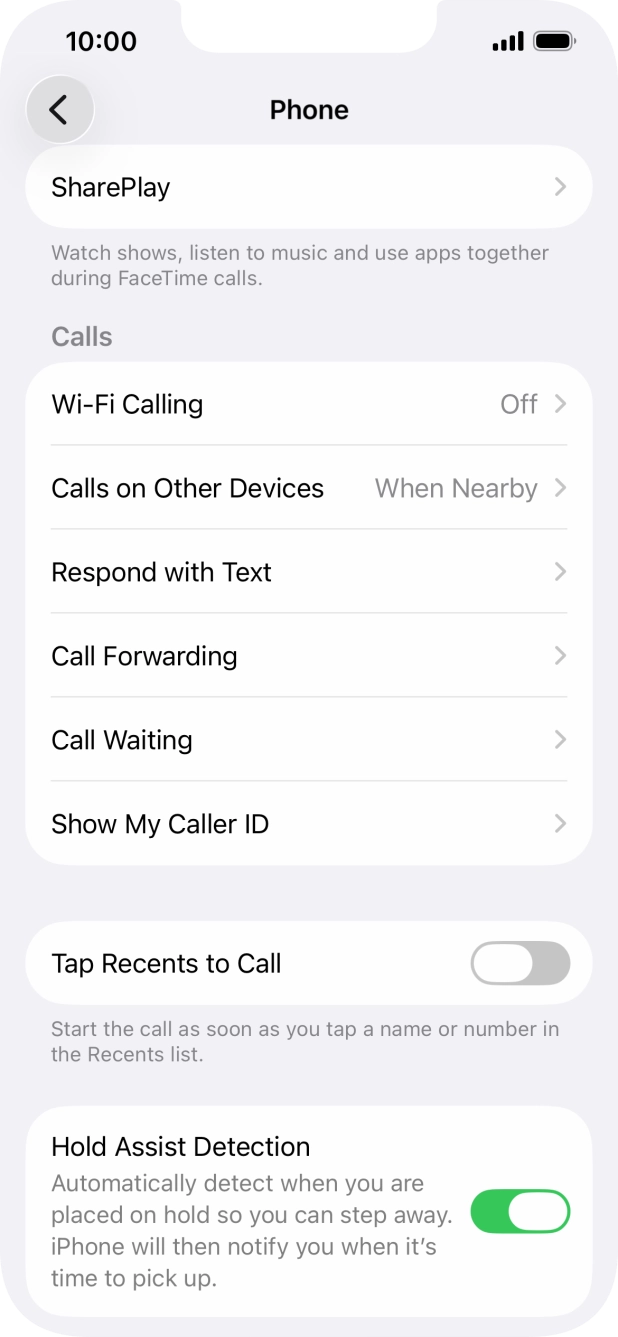 Press Wi-Fi Calling.