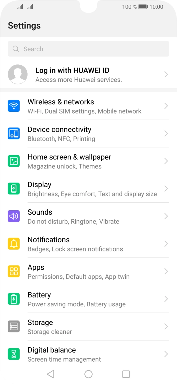Press Battery.