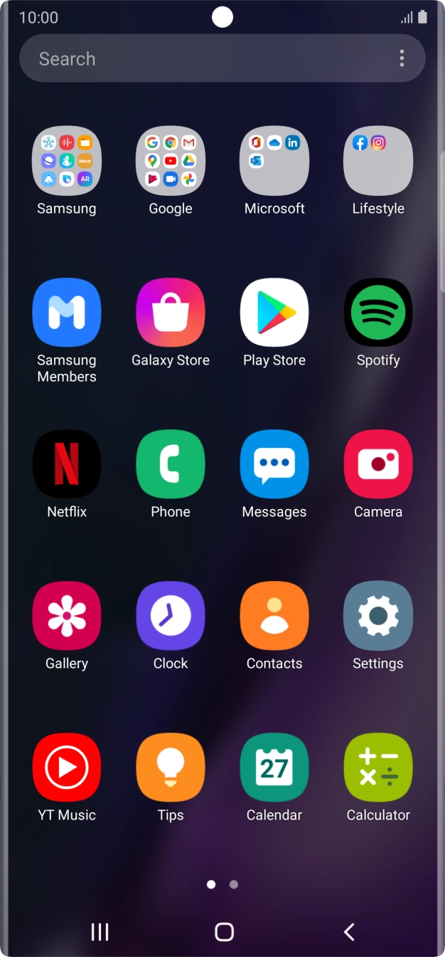 Press Play Store.