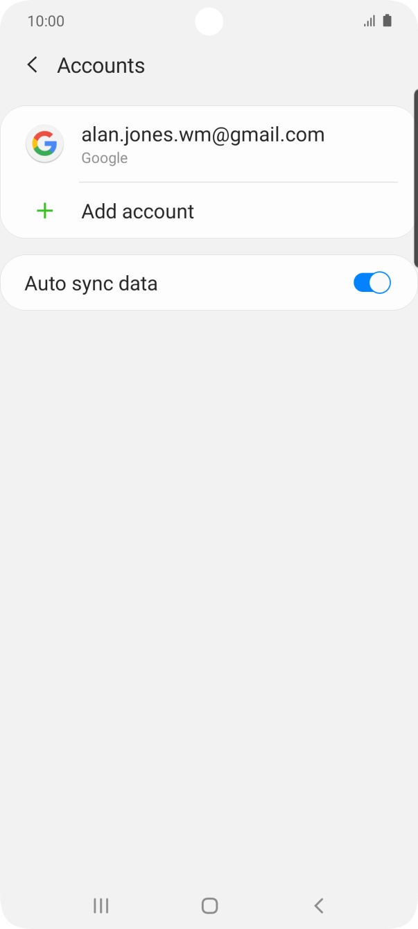 Press the Home key to return to the home screen.