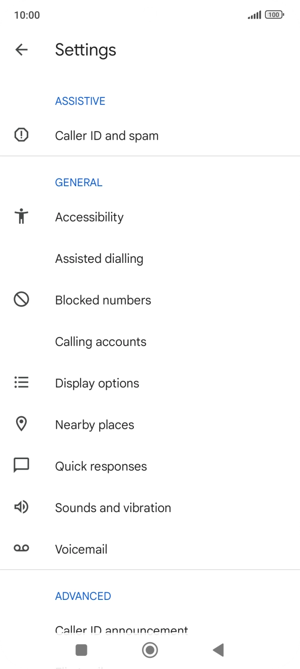 Press Calling accounts. Press Calling accounts.
