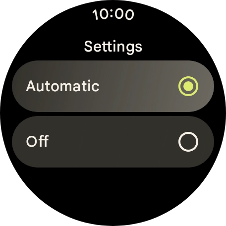 Press the required setting to turn mobile data on or off. Press the required setting to turn mobile data on or off.