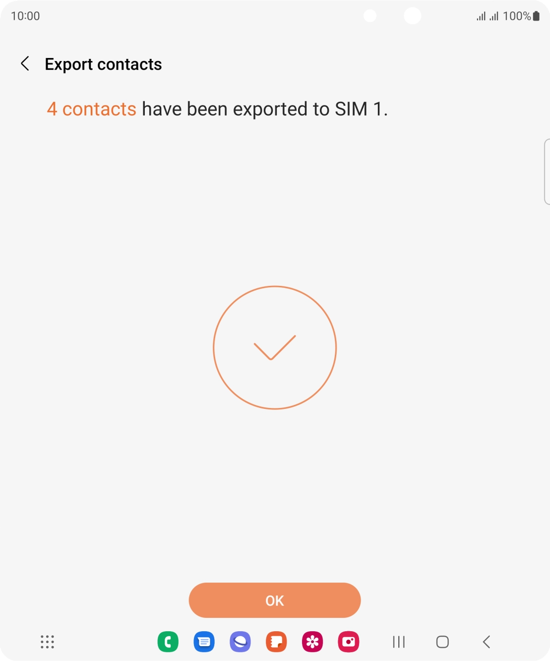 Press OK.