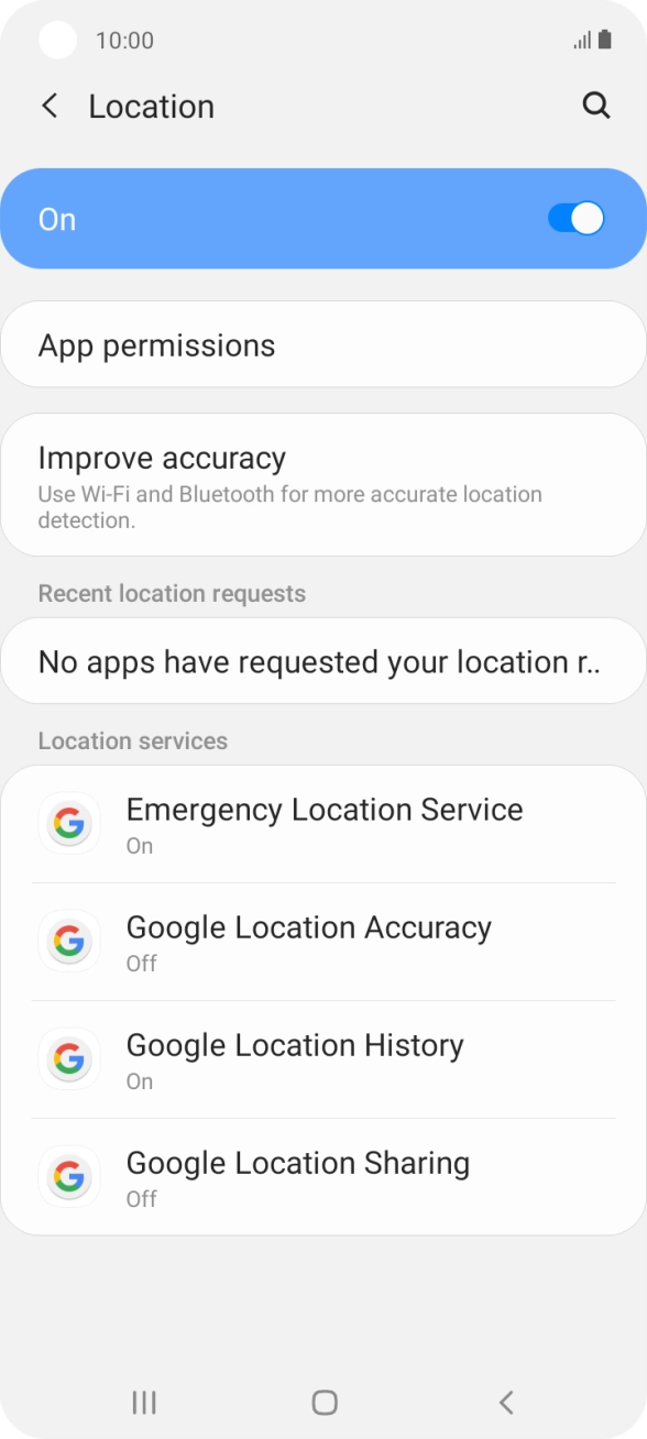 Press App permissions. Press App permissions.