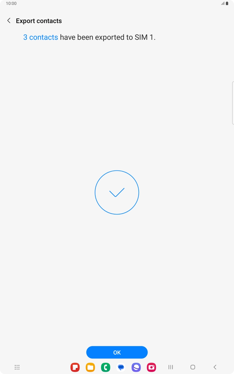 Press OK.