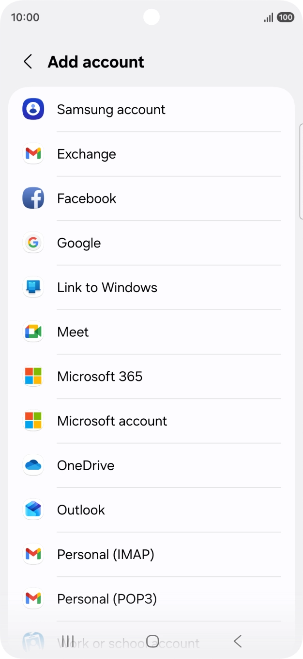 Press Google.