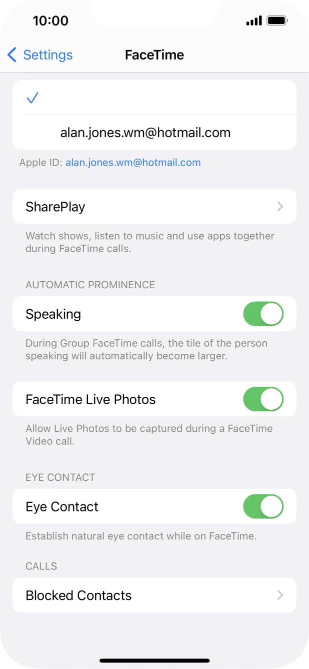 Press SharePlay.