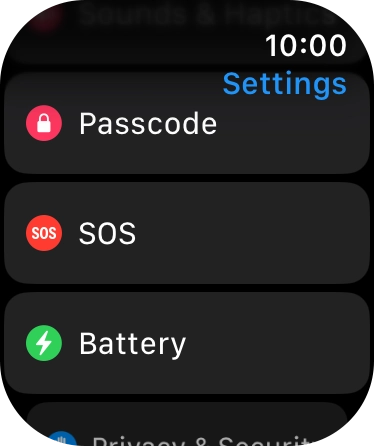 Press Passcode.