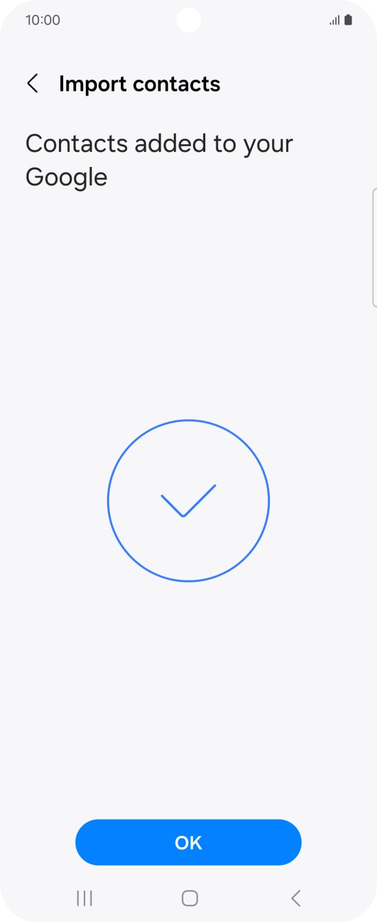 Press OK. Press OK.