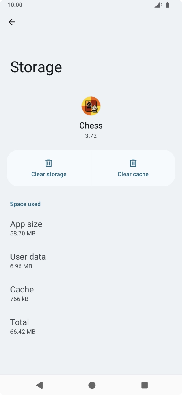 Press Clear cache.