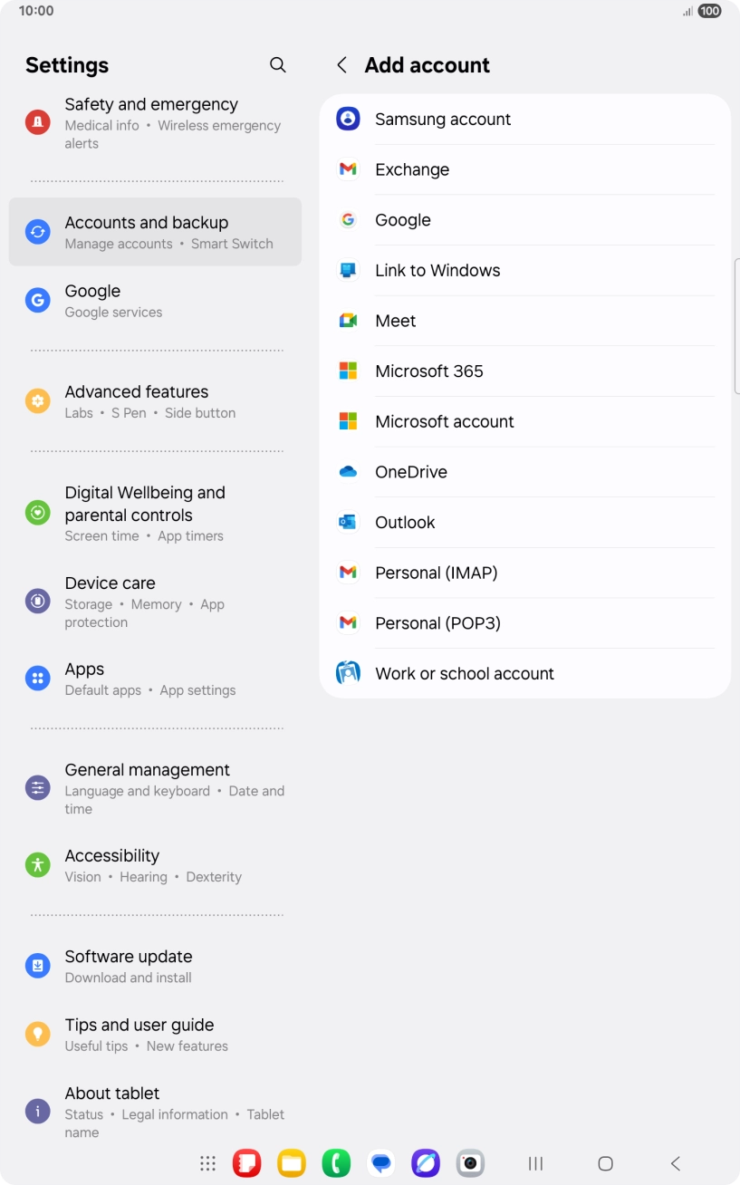 Press Google.