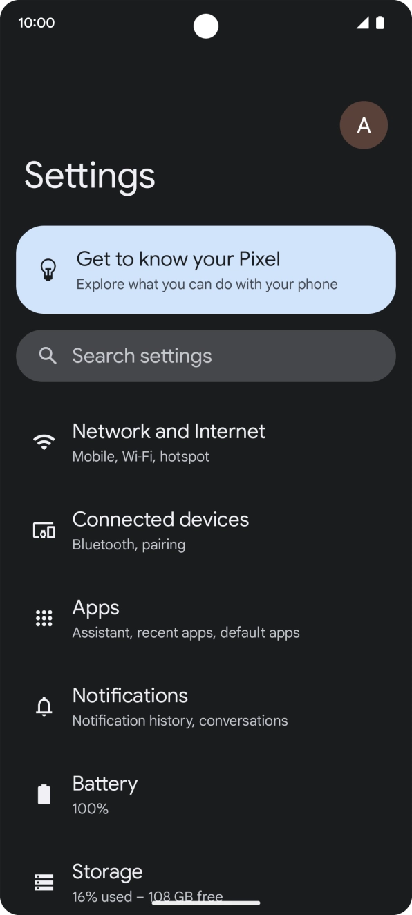 Press Connected devices.