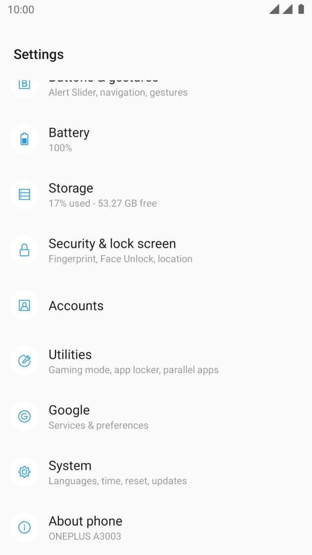 Press Security & lock screen.