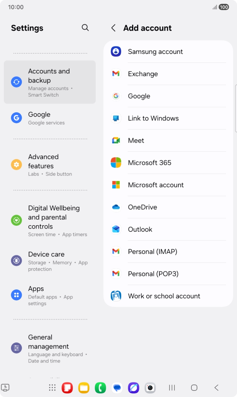 Press Google.