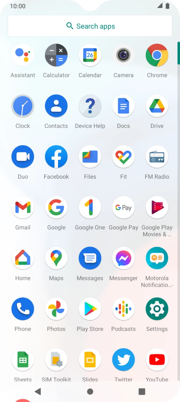 Press Play Store.