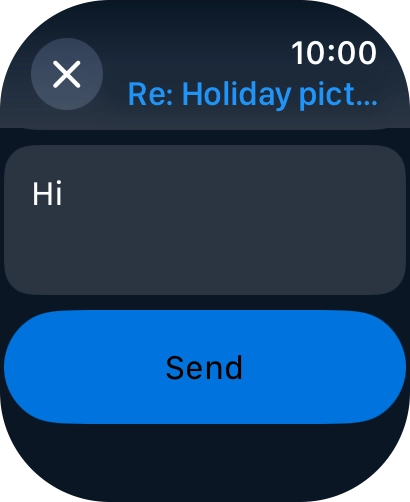 Press Send.
