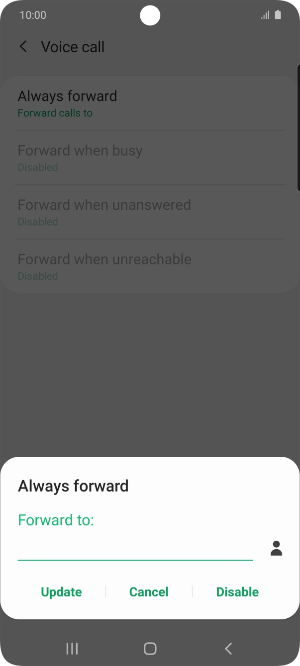 Press Disable.
