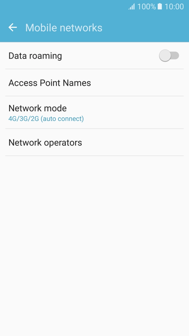 Press Access Point Names.