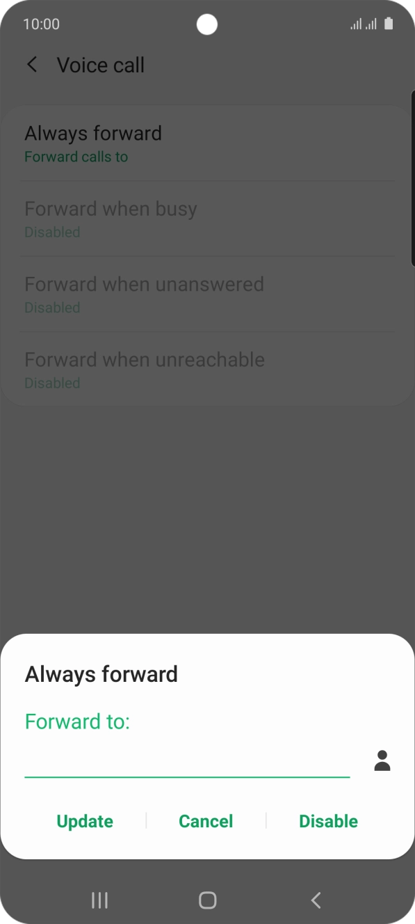 Press Disable.