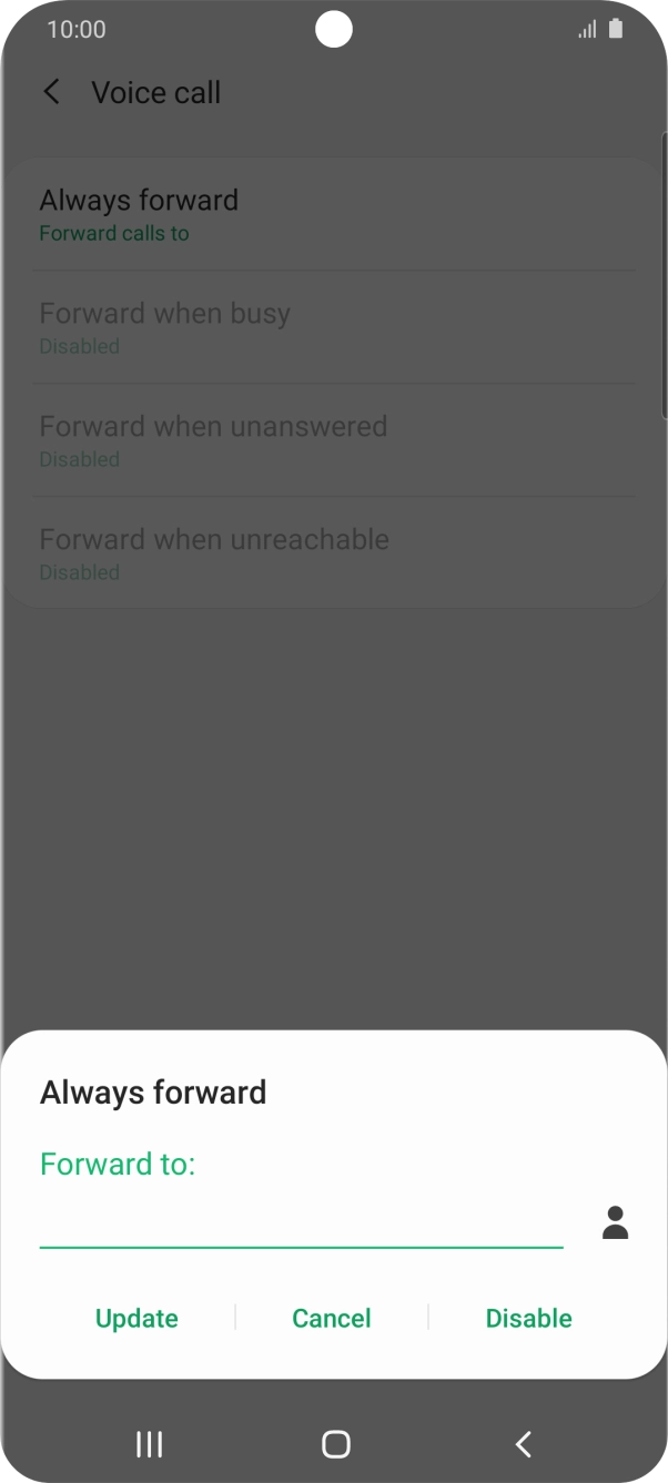 Press Disable.