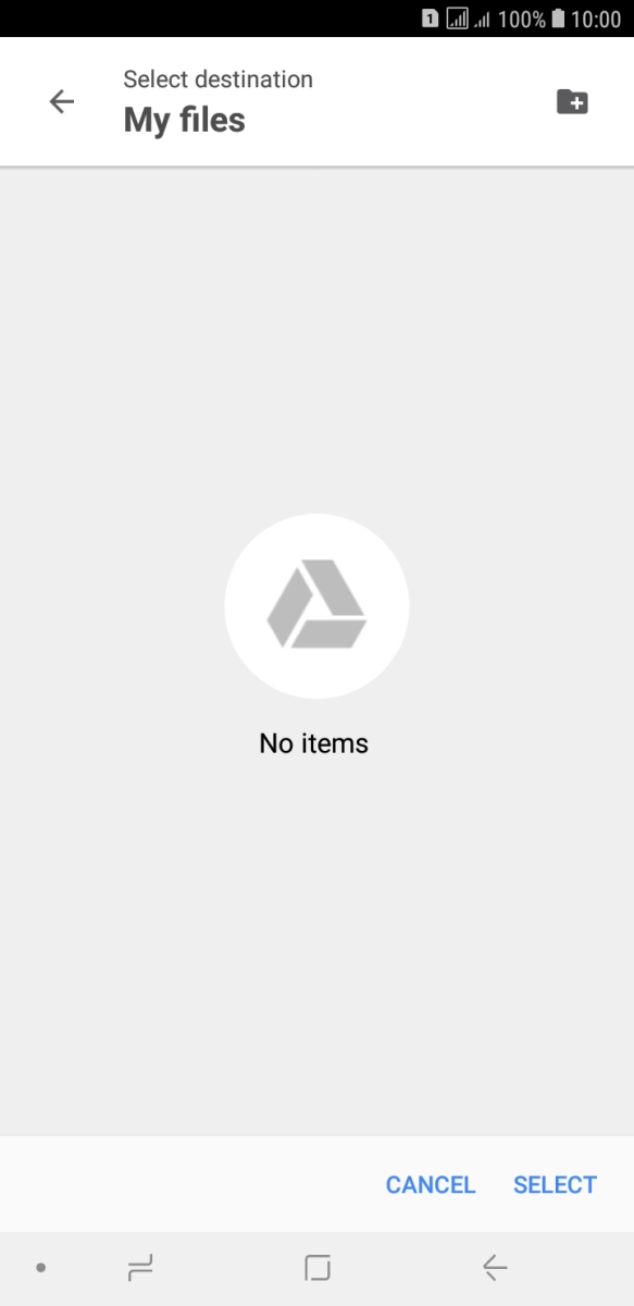 To create a new folder, press the new folder icon and follow the instructions on the screen to create a new folder. To create a new folder, press the new folder icon and follow the instructions on the screen to create a new folder.
