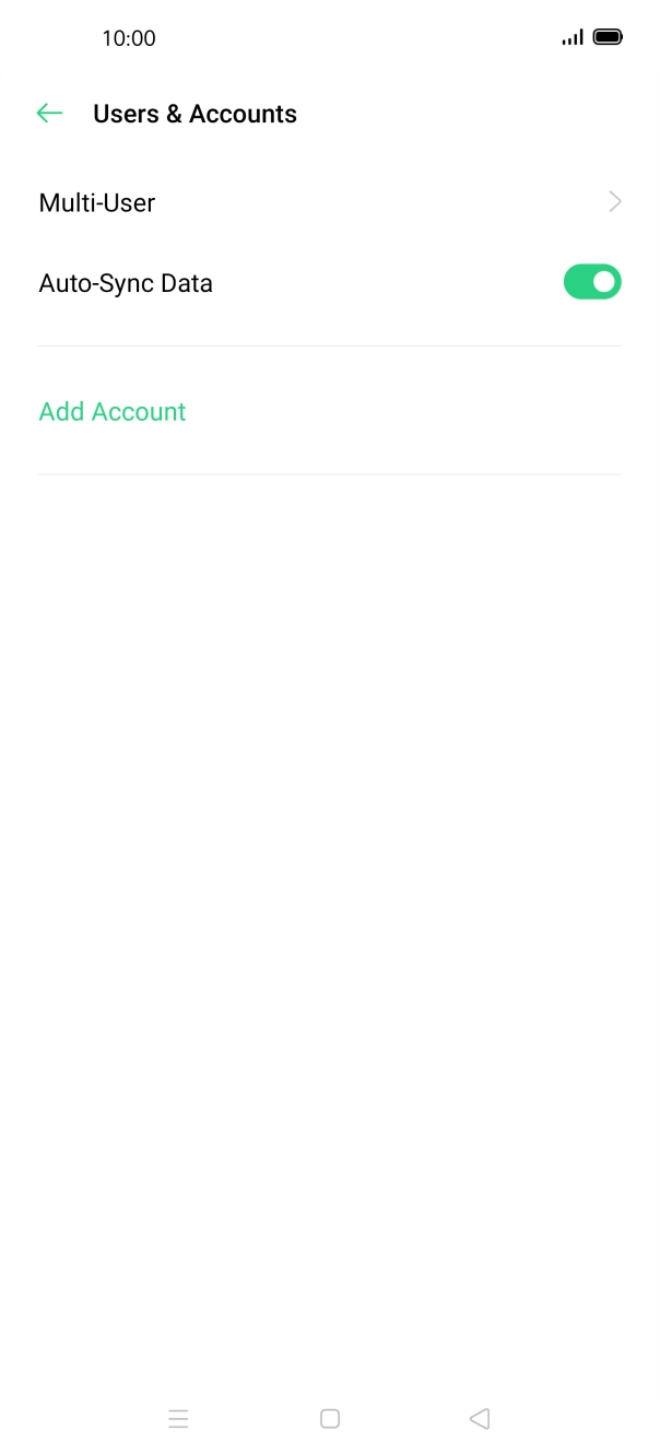 Press Add Account.