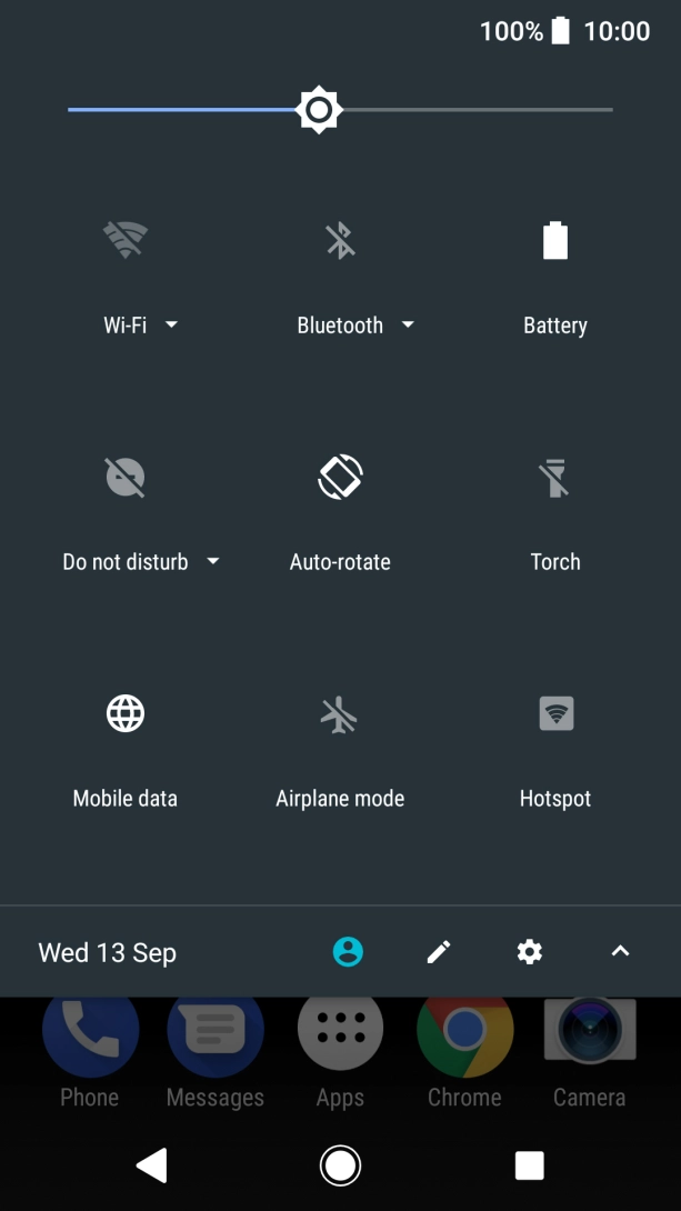 Press the sound mode icon to turn the function on or off.