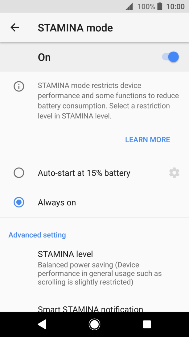 Press the Home key to return to the home screen.