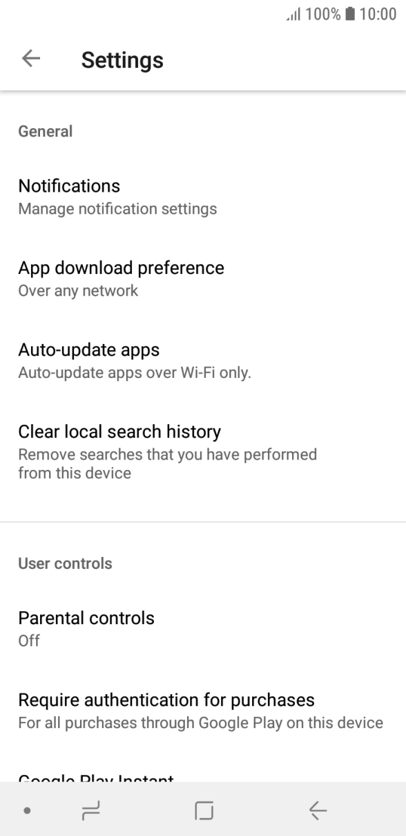 Press Auto-update apps. Press Auto-update apps.