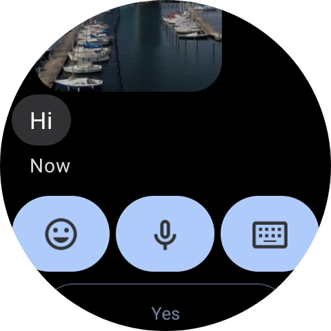 Press the microphone icon.