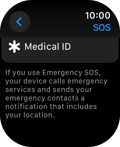 Press Medical ID.