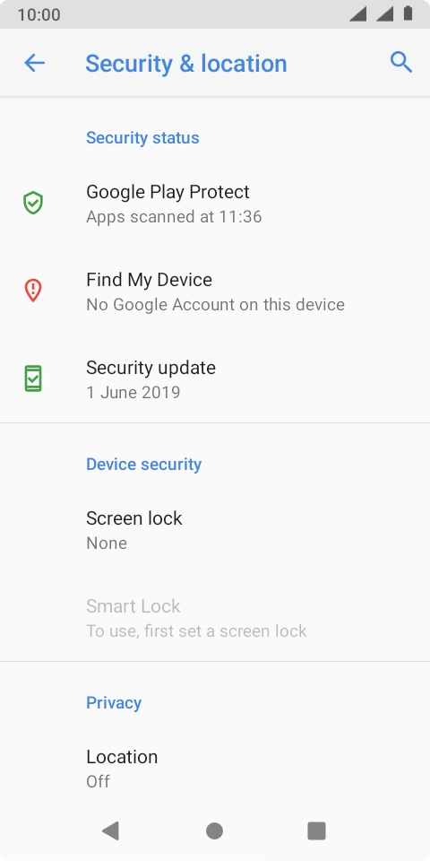 Press the Home key to return to the home screen. Press the Home key to return to the home screen.