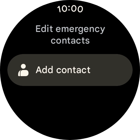 Press Add contact. Press Add contact.