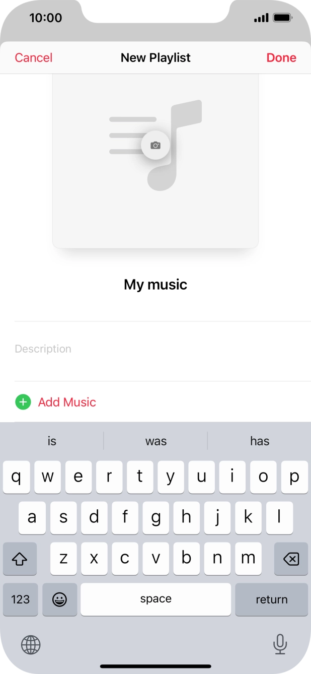 Press Add Music.