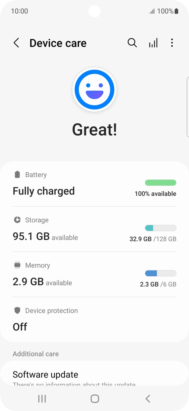 Press Battery.
