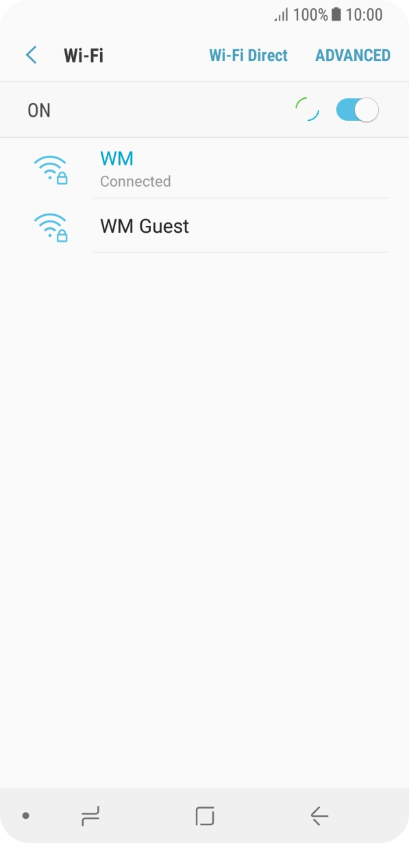 Press the Home key to return to the home screen. Press the Home key to return to the home screen.