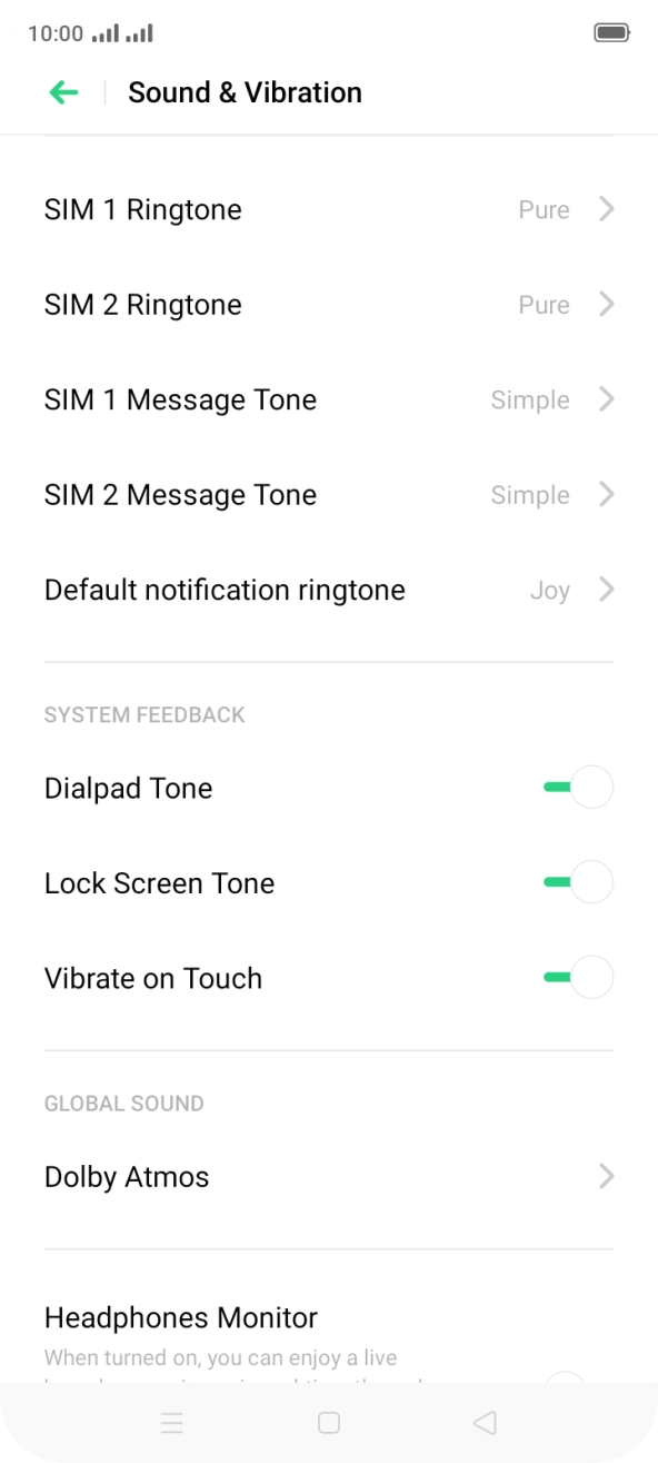 Press SIM Ringtone.