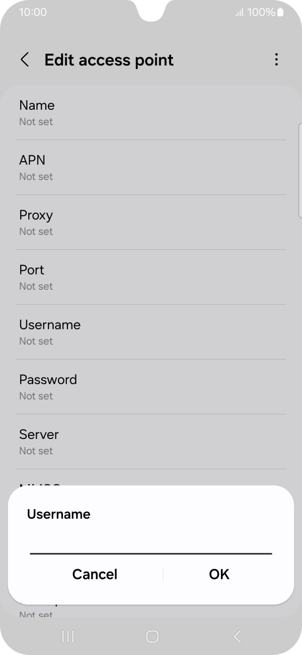 Key in o2wap and press OK. Key in o2wap and press OK.