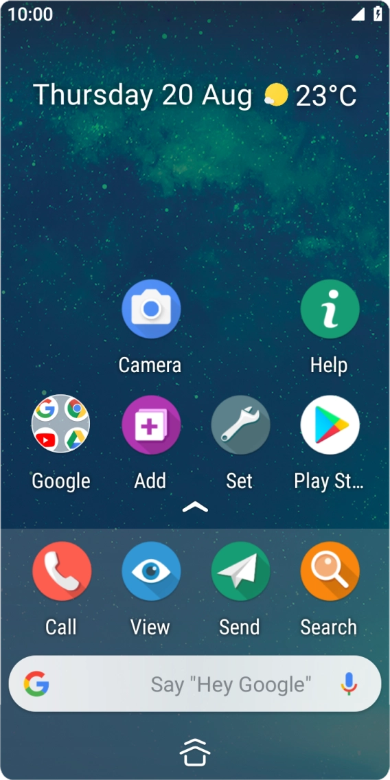 When the battery charging icon is displayed, charging is in progress.