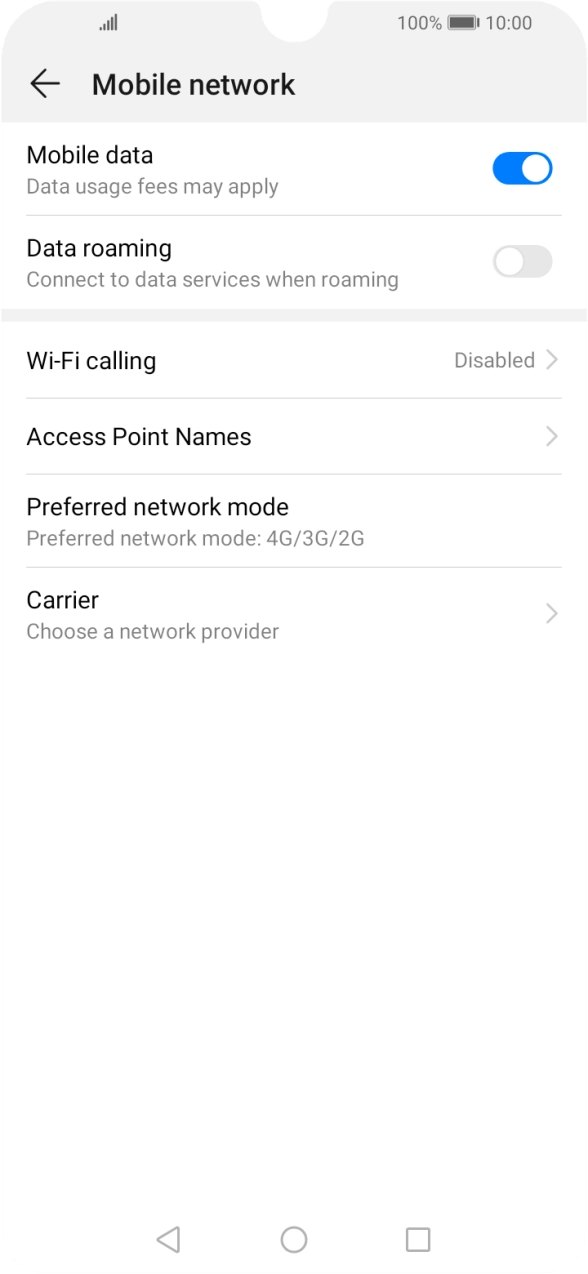 Press Access Point Names. Press Access Point Names.