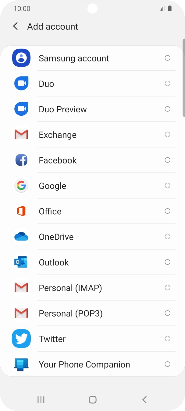 Press Google.