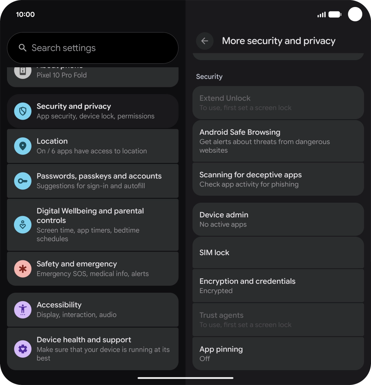 Press SIM lock.