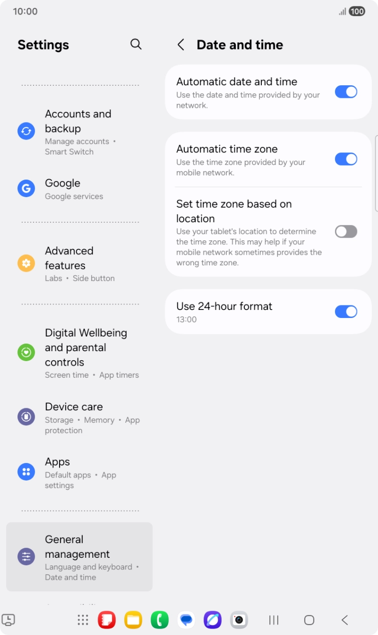 Press the Home key to return to the home screen.