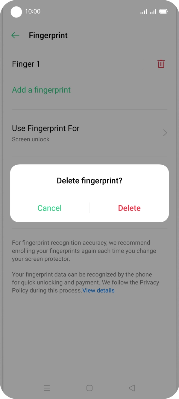 Press Delete. Press Delete.